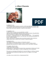 4 Leyes de Albert Einstein