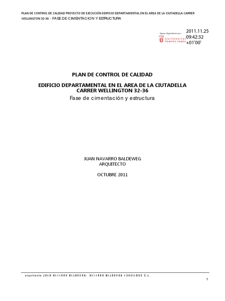 Control de Calidad en Edificio Departamental | PDF | Soldadura ...
