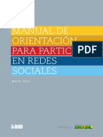 Manual de Orientacion para Participacion en Redes Sociales