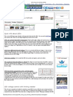 LED Driving and Controlling Methods