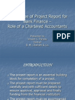 Preparation of Project Report for Bank Finance - Umesh Pandey