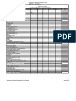 Sample Budget Form Spring 2012