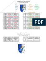 Horarios Partidos TORNEO VILANOVA 2014