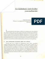 La Ciudadania Entre La Idea y Su Realización