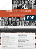 Mobile Education