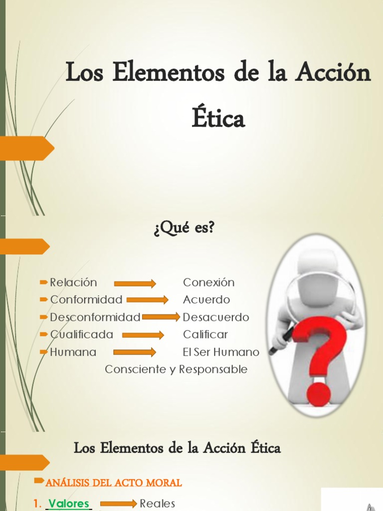 Los Elementos de La Acción Ética Libre albedrío Pecado Prueba