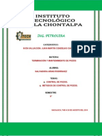 Trabajo de Terminacion y Mantenimiento de Pozos