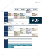 MBA Fall 2014 Core Schedule
