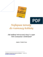 Najlepsze Tematy Do Rozmowy Z Kobietami PDF