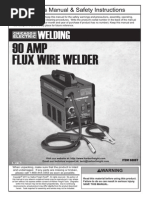 Download HARBOR FREIGHT 90 AMP FLUX WIRE WELDER by jw456 SN239081614 doc pdf