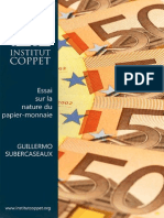 Guillermo Subercaseaux-Essai Sur La Nature Du Papier Monnaie Envisagé Sous Son Aspect Historique Et Économico-monétaire-Institut Coppet (1909)