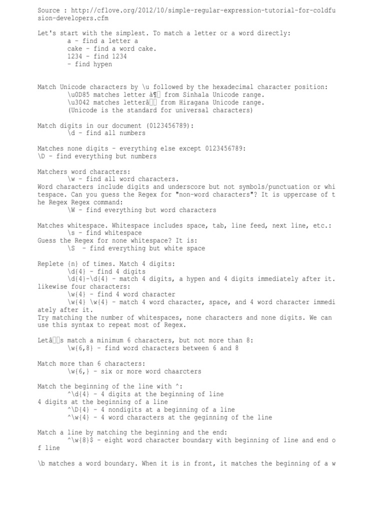 Regex Regular Expression Letter Case