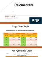 Case 3: The ABC Airline Problem: Shikhi - 231143 SNEHASHISH - 231174