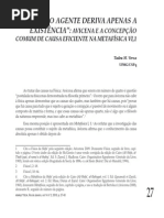 Do Agente Deriva Apenas a Existência - Avicena e a Concepção Comum Da Causa Eficiente Na Metafísica VI-1