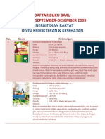 Daftar Buku Baru Sept-Des 2009