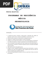 Prova Residencia Medica Geral 2011 Neonatologia