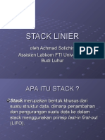 Algoritma & Pemrograman (Stack Linier)