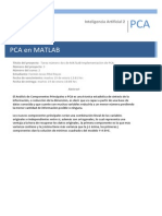 Pca en Matlab