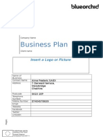 Blue Orchid Basic Business Plan