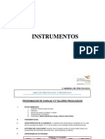 Instrumentos Internado