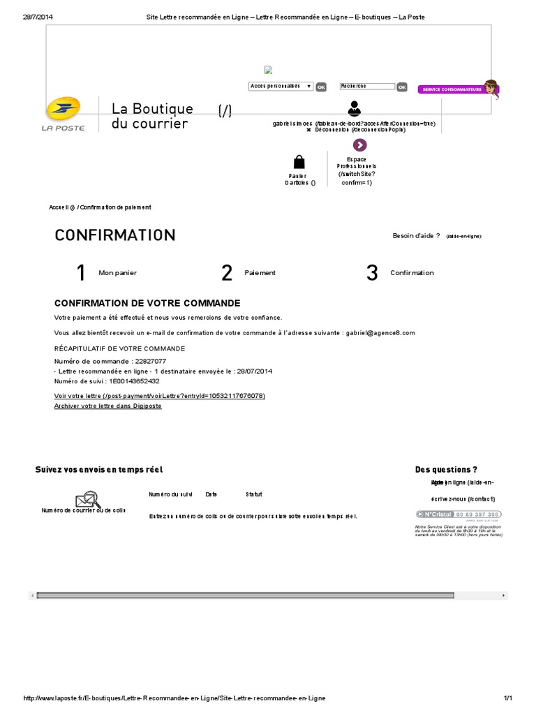 Site Lettre Recommandée en Ligne – Lettre Recommandée en Ligne – E