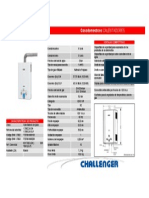 Calentador Tiro Forzado WH-7062-63 Blanco