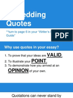 Embedding Quotes