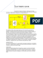 Electrificador baja corriente altavoltaje microcontrolador