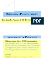 Factorizacion de Polinomios