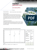 Application Note: 0006 - Valerian For Valerenic Acids by HPLC