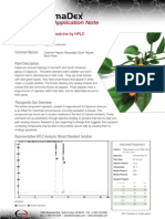 Application Note: 0015 - Cayenne For Capsaicins by HPLC