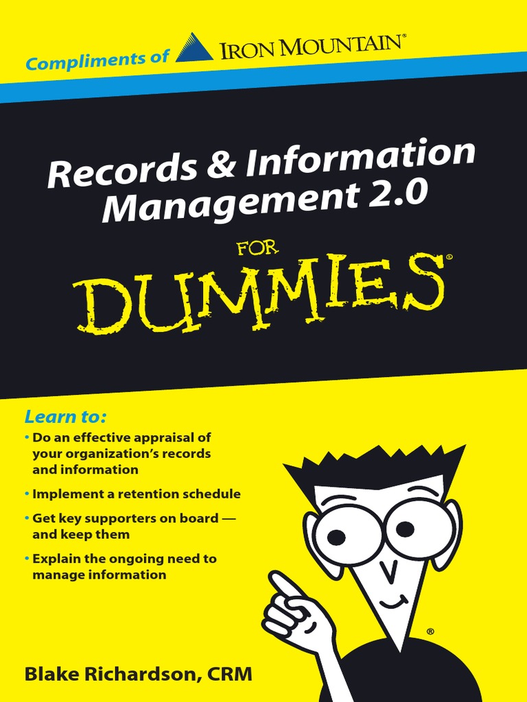 Records and Information Management for Dummies Employee Retention
