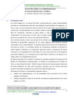 Consideraciones Sobre La Compresibilidad de Suelos Orgánicos Y Turbas