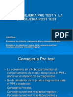 Sesion 11 Consejeria Pre y Pos Test