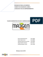 Plano de Marketing - Madgen 2014