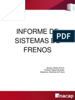 Informe de Freno