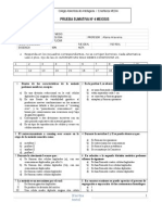 Prueba Final 2ºmedio Biologia