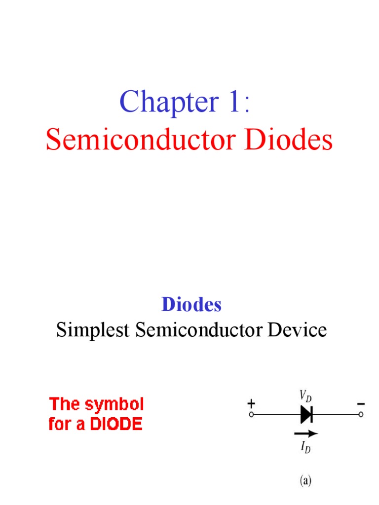 Chapter1 (Semiconductor Diodes) Revise | PDF | Diode | P–N Junction