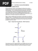 Electrical Calculation Example