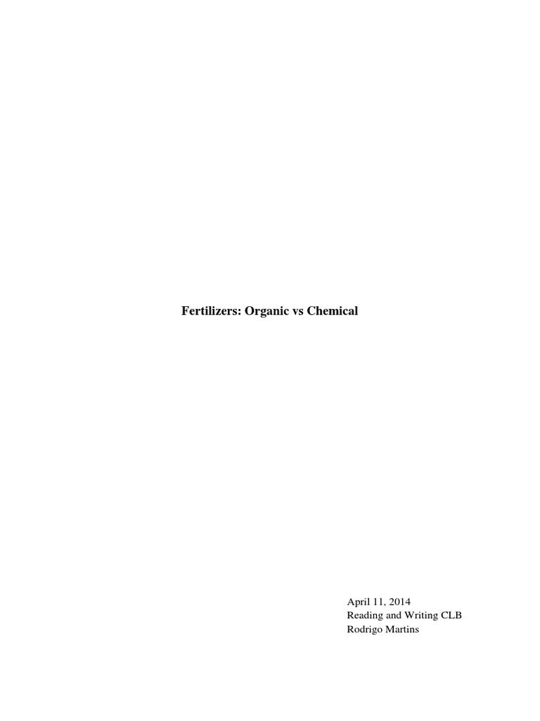 Thesis about organic fertilizer image