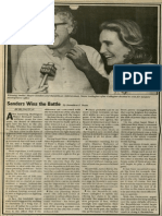 Sanders Wins The Battle - Vanguard Press - May 29, 1983