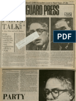 Party Talk - Vanguard Press - Mar. 3, 1985