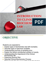 1 - Intro Clinical Biochem