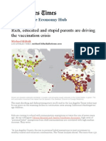 Rich, Educated and Stupid Parents Are Driving The Vaccination Crisis