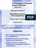 Aprendizaje Asistido Por Computadoras