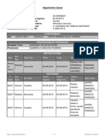 Folio Fecha Ingreso Materia Submateria Tribunal Rol-Rit: Patrocinado