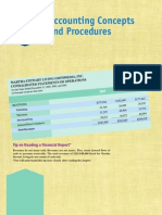 Accounting Procedures and Concepts