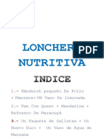 Lonchera Nutritiva