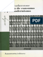 Featherstone, Mike - Cultura de Consumo y Posmodernismo PDF