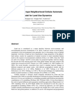 A Compound-type Neighborhood Cellular Automata Model for Land Use Dynamics